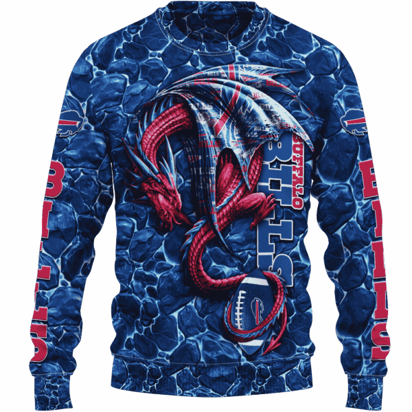 Bills Legend Dragon Limited Edition Hoodie T-shirt Sweatshirt All Merchandise - Image 2
