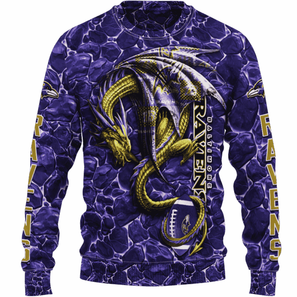 Ravens Legend Dragon Limited Edition Hoodie T-shirt Sweatshirt All Merchandise - Image 2