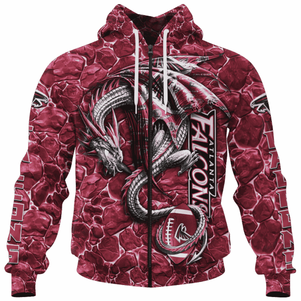 Falcons Legend Dragon Limited Edition Hoodie T-shirt Sweatshirt All Merchandise - Image 4