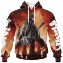 Godzilla Play Guitar Hoodie T-shirt Sweatshirt All Merchandise