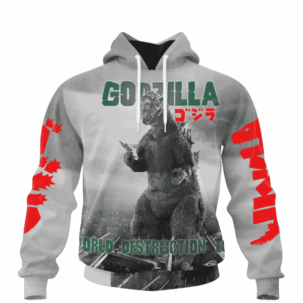 Godzilla World Destruction Tour Hoodie T-shirt Sweatshirt All Merchandise