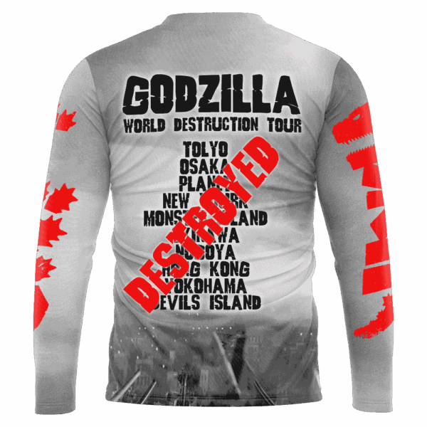 Godzilla World Destruction Tour Hoodie T-shirt Sweatshirt All Merchandise - Image 6