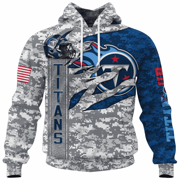 Titans Camo US Limited Edition Hoodie T-shirt Sweatshirt All Merchandise
