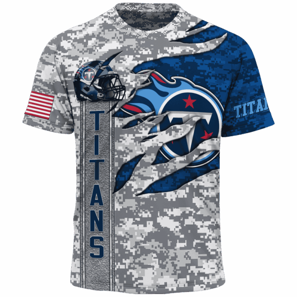 Titans Camo US Limited Edition Hoodie T-shirt Sweatshirt All Merchandise - Image 5