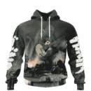 Godzilla Play Guitar Hoodie T-shirt Sweatshirt All Merchandise