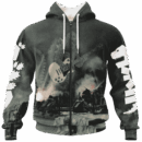 Godzilla Play Guitar Hoodie T-shirt Sweatshirt All Merchandise
