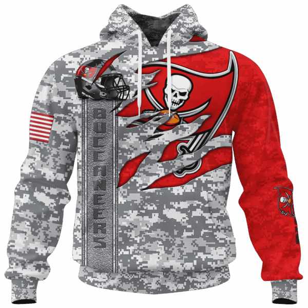 Buccaneers Camo US Limited Edition Hoodie T-shirt Sweatshirt All Merchandise