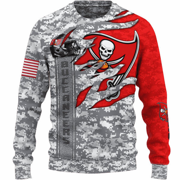 Buccaneers Camo US Limited Edition Hoodie T-shirt Sweatshirt All Merchandise - Image 2