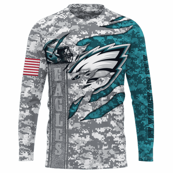 Eagles Camo US Limited Edition Hoodie T-shirt Sweatshirt All Merchandise - Image 7