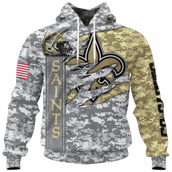 Saints Camo US Limited Edition Hoodie T-shirt Sweatshirt All Merchandise