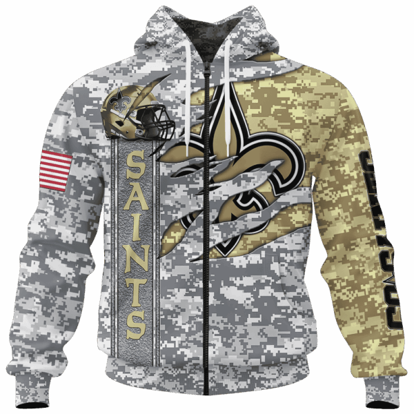 Saints Camo US Limited Edition Hoodie T-shirt Sweatshirt All Merchandise - Image 4