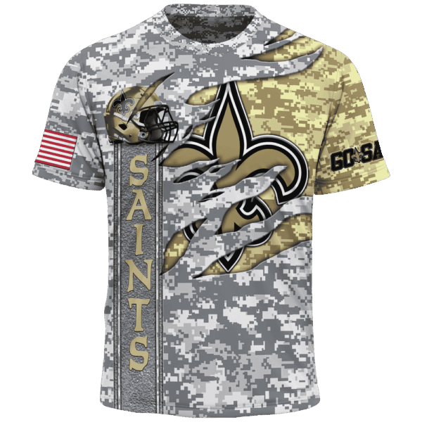 Saints Camo US Limited Edition Hoodie T-shirt Sweatshirt All Merchandise - Image 5