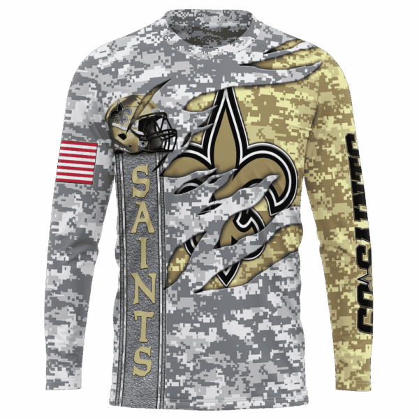 Saints Camo US Limited Edition Hoodie T-shirt Sweatshirt All Merchandise - Image 7