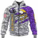 Vikings Camo US Limited Edition Hoodie T-shirt Sweatshirt All Merchandise