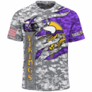 Vikings Camo US Limited Edition Hoodie T-shirt Sweatshirt All Merchandise