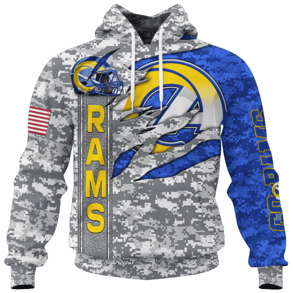 Rams Camo US Limited Edition Hoodie T-shirt Sweatshirt All Merchandise