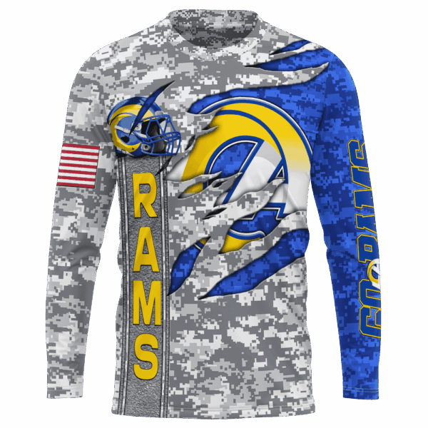 Rams Camo US Limited Edition Hoodie T-shirt Sweatshirt All Merchandise - Image 7