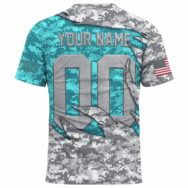 Dolphins Camo US Limited Edition Hoodie T-shirt Sweatshirt All Merchandise - Image 6