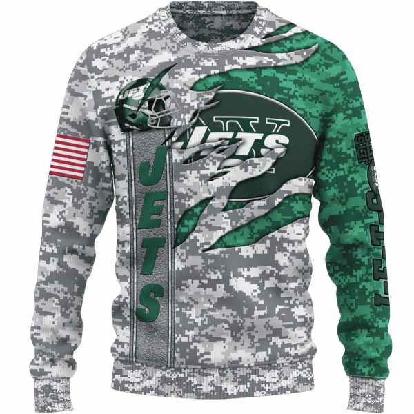 Jets Camo US Limited Edition Hoodie T-shirt Sweatshirt All Merchandise - Image 2