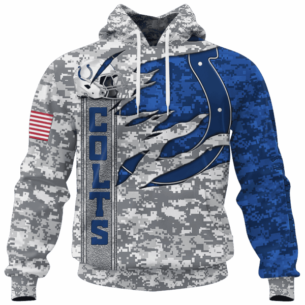 Colts Camo US Limited Edition Hoodie T-shirt Sweatshirt All Merchandise