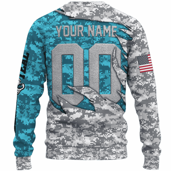Jaguars Camo US Limited Edition Hoodie T-shirt Sweatshirt All Merchandise - Image 3