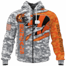 Bengals Camo US Limited Edition Hoodie T-shirt Sweatshirt All Merchandise