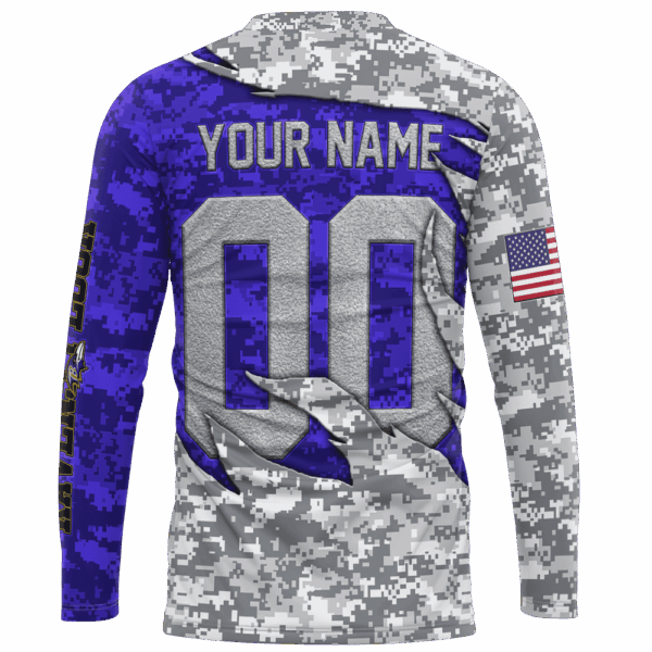 Ravens Camo US Limited Edition Hoodie T-shirt Sweatshirt All Merchandise - Image 8
