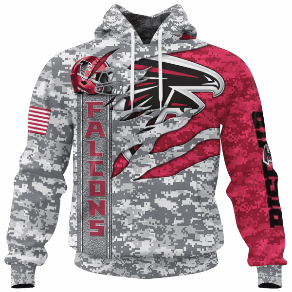 Falcons Camo US Limited Edition Hoodie T-shirt Sweatshirt All Merchandise
