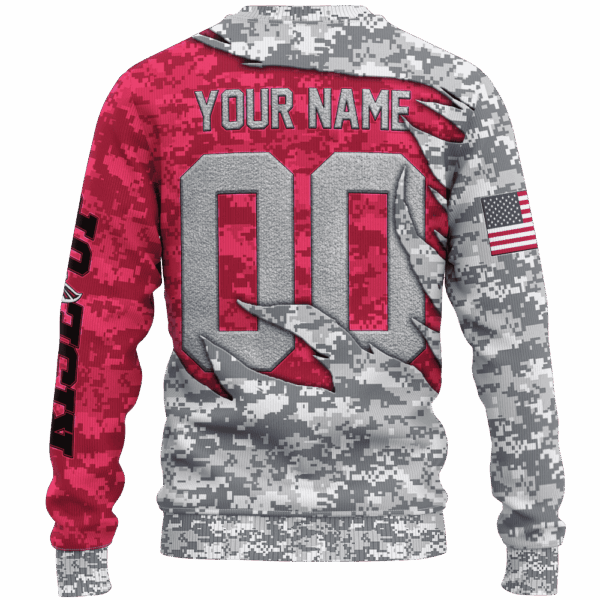 Falcons Camo US Limited Edition Hoodie T-shirt Sweatshirt All Merchandise - Image 3