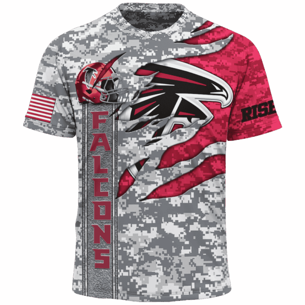 Falcons Camo US Limited Edition Hoodie T-shirt Sweatshirt All Merchandise - Image 5