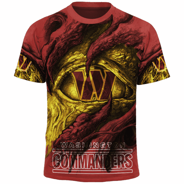 Commanders Demon Eyes Limited Edition Hoodie T-shirt Sweatshirt All Merchandise - Image 5