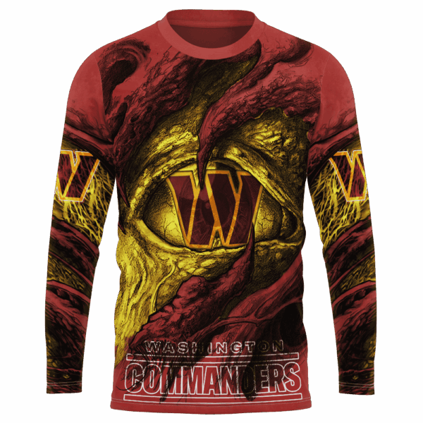 Commanders Demon Eyes Limited Edition Hoodie T-shirt Sweatshirt All Merchandise - Image 7