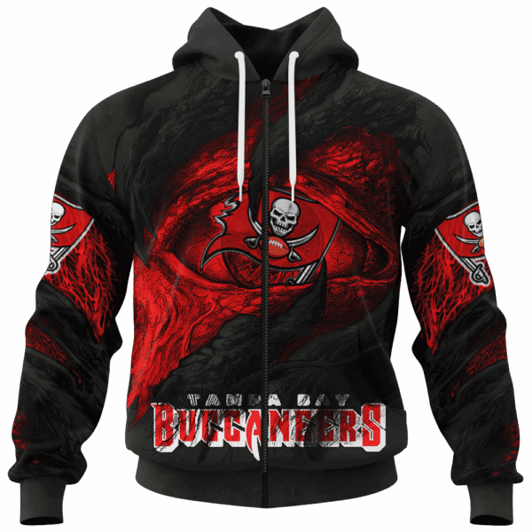 Buccaneers Demon Eyes Limited Edition Hoodie T-shirt Sweatshirt All Merchandise - Image 4