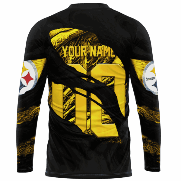 Steelers Demon Eyes Limited Edition Hoodie T-shirt Sweatshirt All Merchandise - Image 8