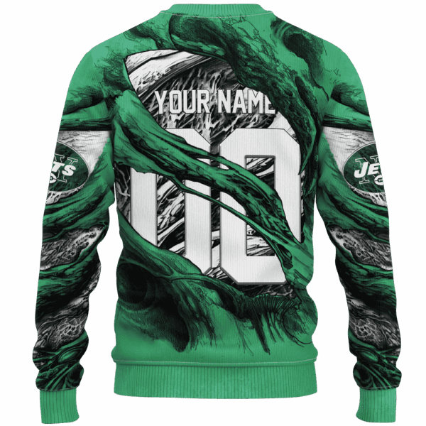 Jets Demon Eyes Limited Edition Hoodie T-shirt Sweatshirt All Merchandise - Image 3