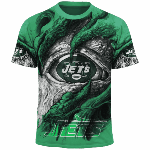 Jets Demon Eyes Limited Edition Hoodie T-shirt Sweatshirt All Merchandise - Image 5