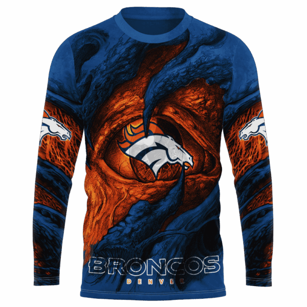 Broncos Demon Eyes Limited Edition Hoodie T-shirt Sweatshirt All Merchandise - Image 7