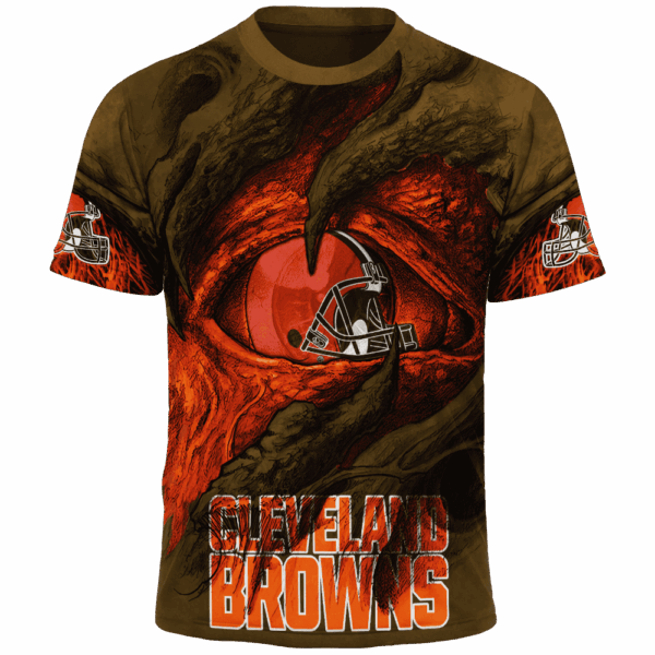 Browns Demon Eyes Limited Edition Hoodie T-shirt Sweatshirt All Merchandise - Image 5