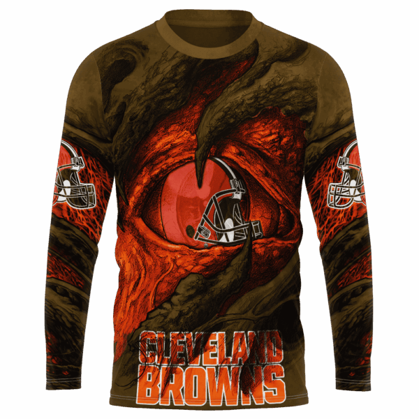 Browns Demon Eyes Limited Edition Hoodie T-shirt Sweatshirt All Merchandise - Image 7