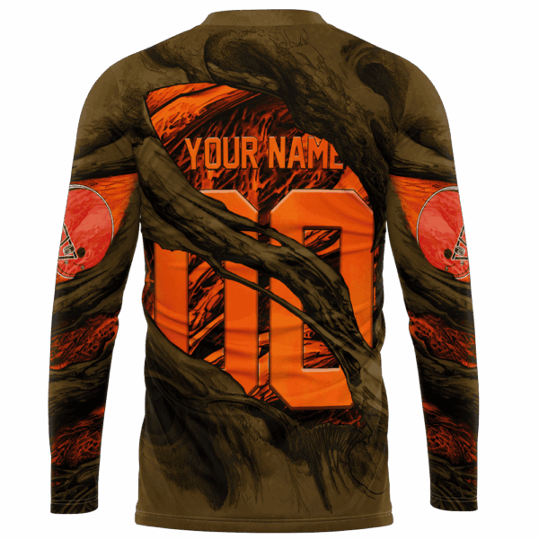 Browns Demon Eyes Limited Edition Hoodie T-shirt Sweatshirt All Merchandise - Image 8