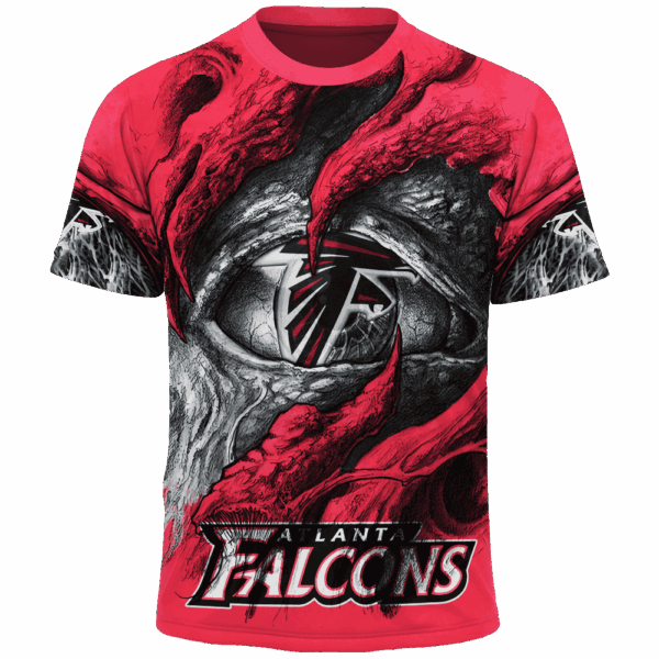 Falcons Demon Eyes Limited Edition Hoodie T-shirt Sweatshirt All Merchandise - Image 5