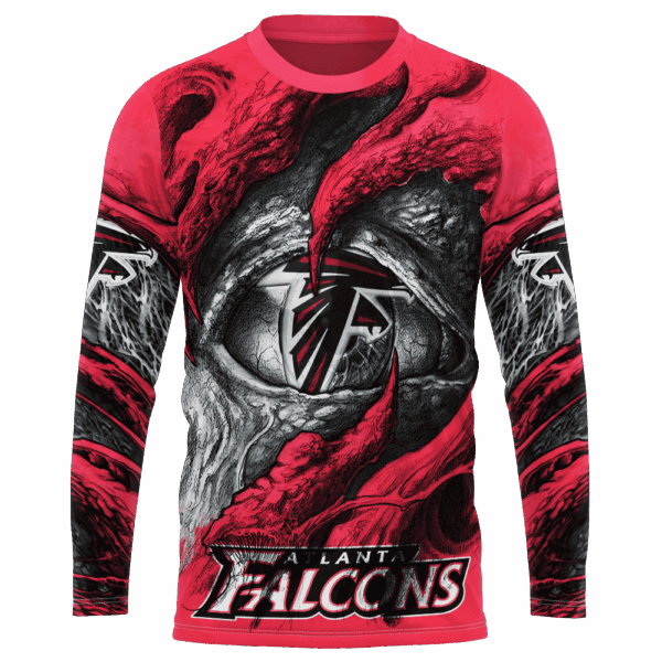 Falcons Demon Eyes Limited Edition Hoodie T-shirt Sweatshirt All Merchandise - Image 7