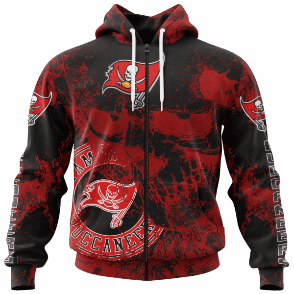 Buccaneers Flowing Limited Edition Hoodie T-shirt Sweatshirt All Merchandise - Image 4