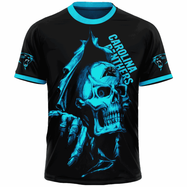 Panthers Skull Tear Cap Limited Edition Hoodie T-shirt Sweatshirt All Merchandise - Image 5