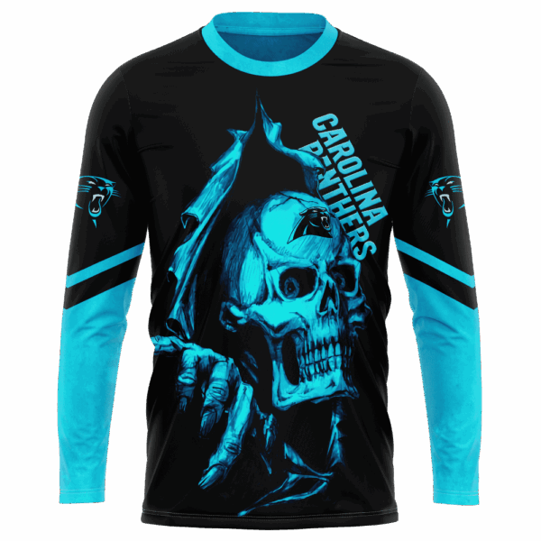 Panthers Skull Tear Cap Limited Edition Hoodie T-shirt Sweatshirt All Merchandise - Image 7