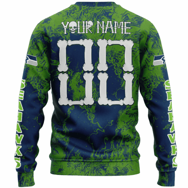 Seahawks Flowing Limited Edition Hoodie T-shirt Sweatshirt All Merchandise - Image 3
