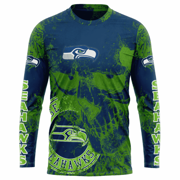 Seahawks Flowing Limited Edition Hoodie T-shirt Sweatshirt All Merchandise - Image 7