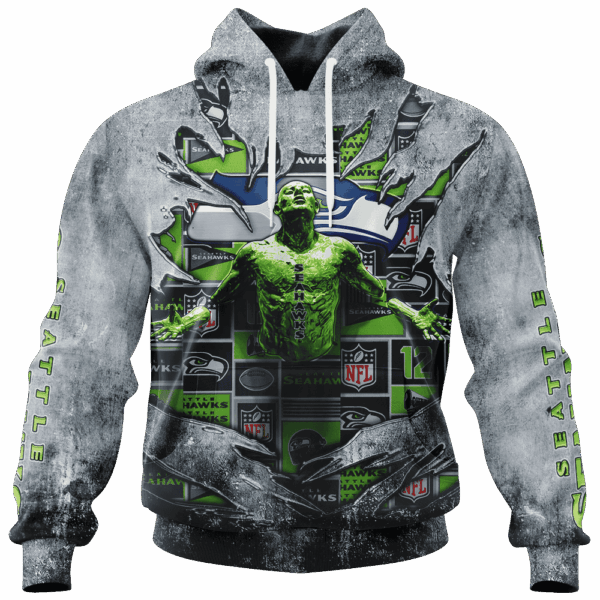 Seahawks Faricmetall Jersey Limited Edition Hoodie T-shirt Sweatshirt All Merchandise