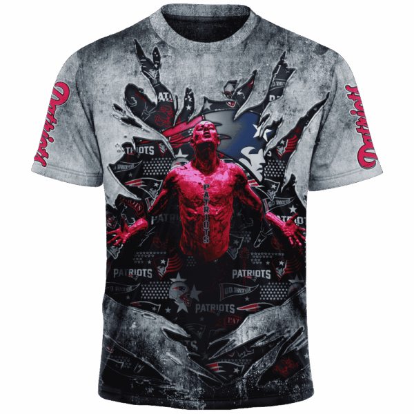 Patriots Faricmetall Jersey Limited Edition Hoodie T-shirt Sweatshirt All Merchandise - Image 5