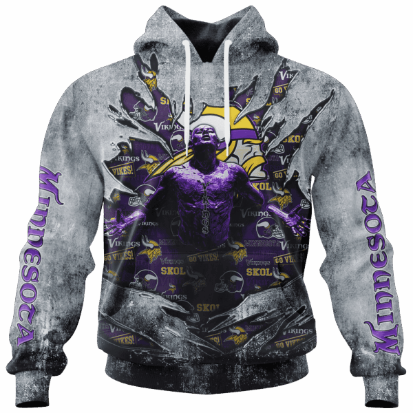 Vikings Faricmetall Jersey Limited Edition Hoodie T-shirt Sweatshirt All Merchandise